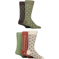 Mens Pair SOCKSHOP Plain, Striped and Patterned Bamboo Socks Wild Terrain Suit –