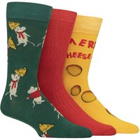 Mens Pair SOCKSHOP Lazy Panda Christmas Bamboo Socks Merry Cheesemas – Mens Mens Pair SOCKSHOP Lazy Panda Christmas Bamboo Socks Merry Cheesemas – Mens