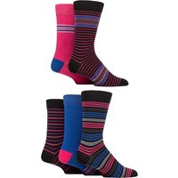 Mens Pair SOCKSHOP Plain and Patterned Cotton Socks with Gentle Grip Tops Black Blue Stripe – Mens Mens Pair SOCKSHOP Plain and Patterned Cotton Socks with Gentle Grip Tops Black Blue Stripe – Mens