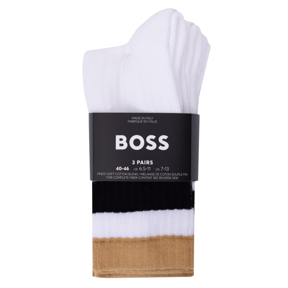 Pack Stripe Rib Socks