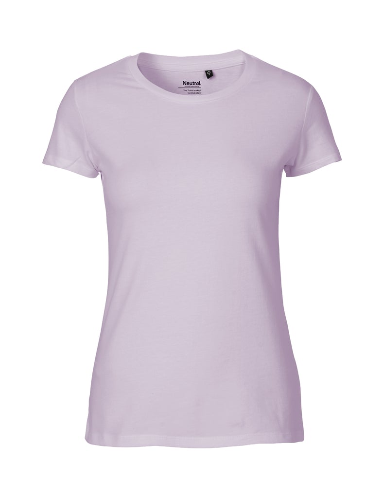 Fairtrade Organic Ladies shirt – L Dusty Purple