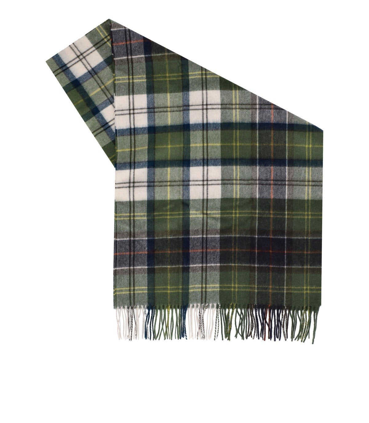 BARBOUR SERENA TARTAN GREEN SCARF