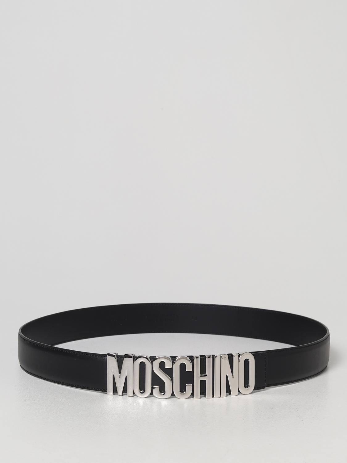 MOSCHINO COUTURE Smooth Leather Belt