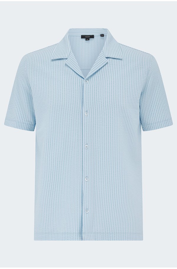 Vince – Playa Striped Shirt in Blue
