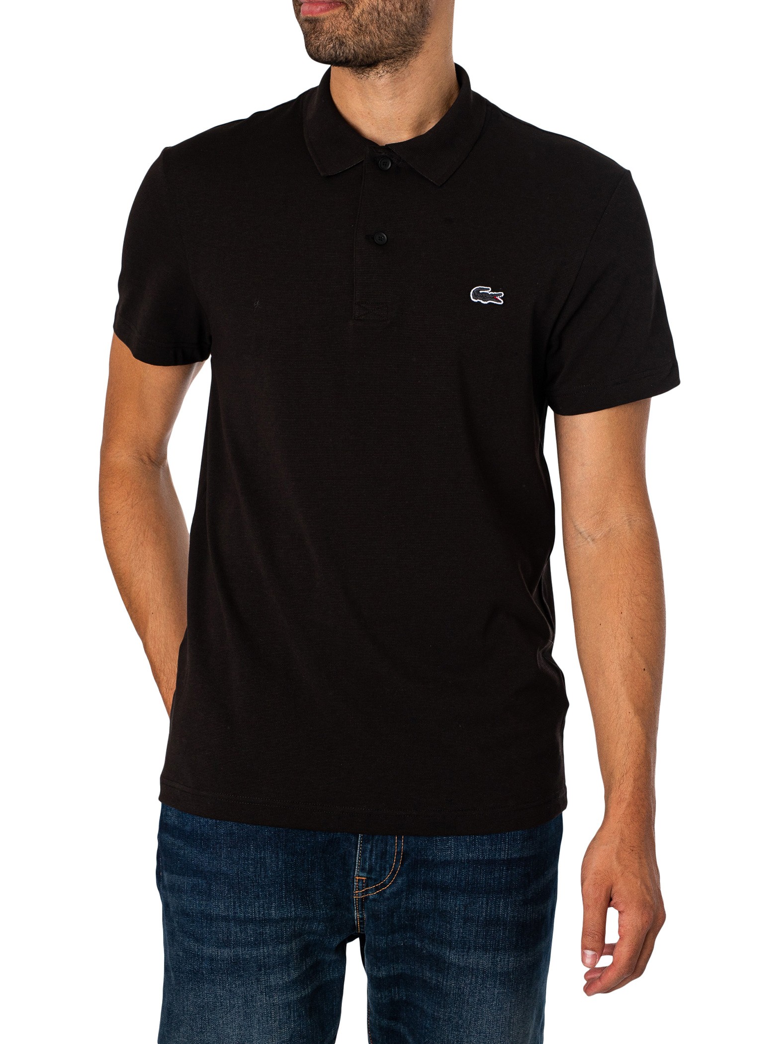 Regular Fit Cotton Blend Polo Shirt