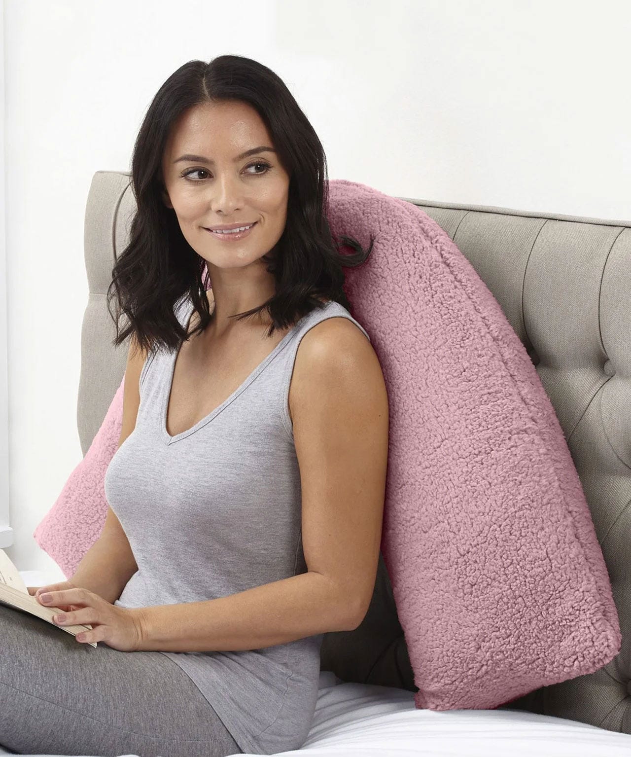 Damart Super soft fleece v-shape pillow