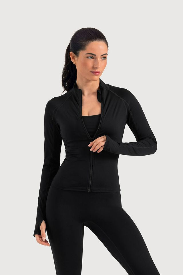 BLOCH Ladies Apex Sculpt Jacket, Black