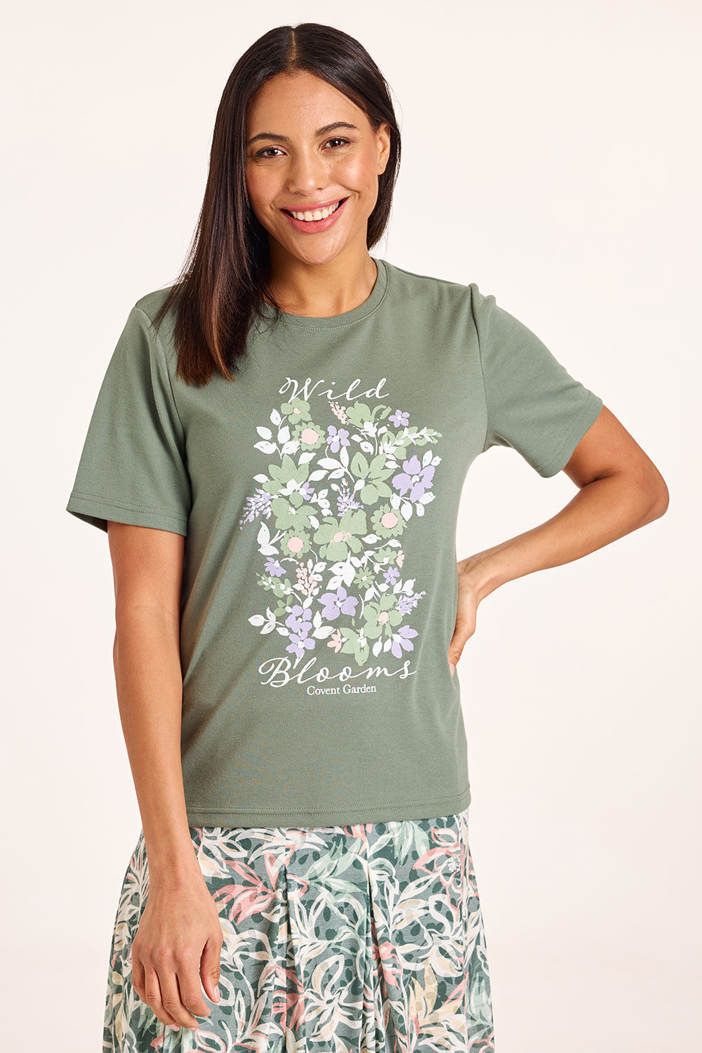 Bonmarche Wild Bloom Placement shirt