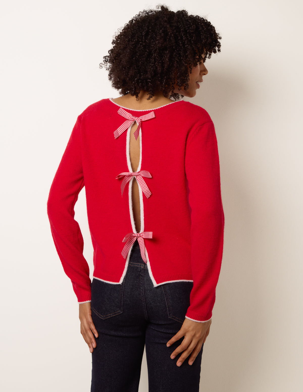 Back Bow Jumper – ML RED