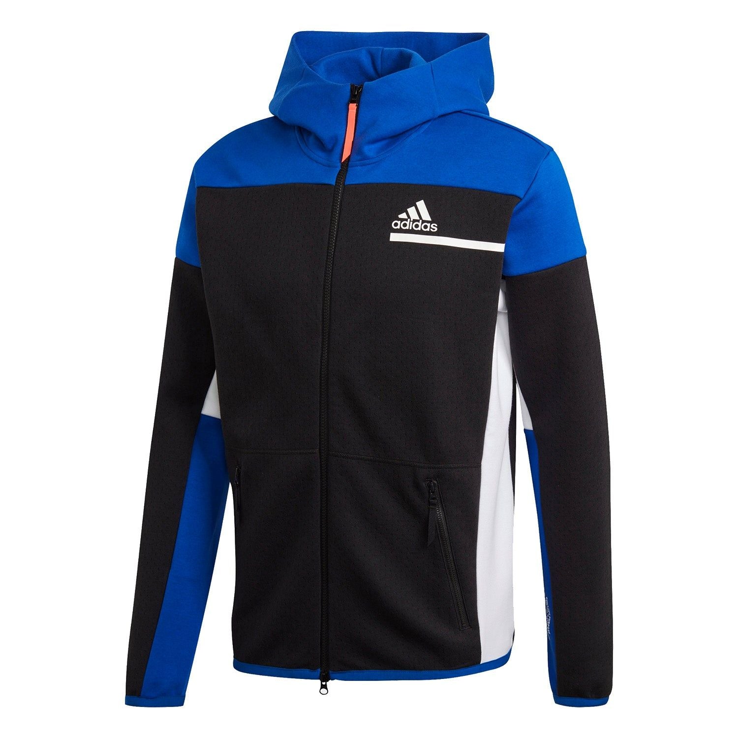 adidas ZNE Full-Zip Hoodie – BlackBlue – Black