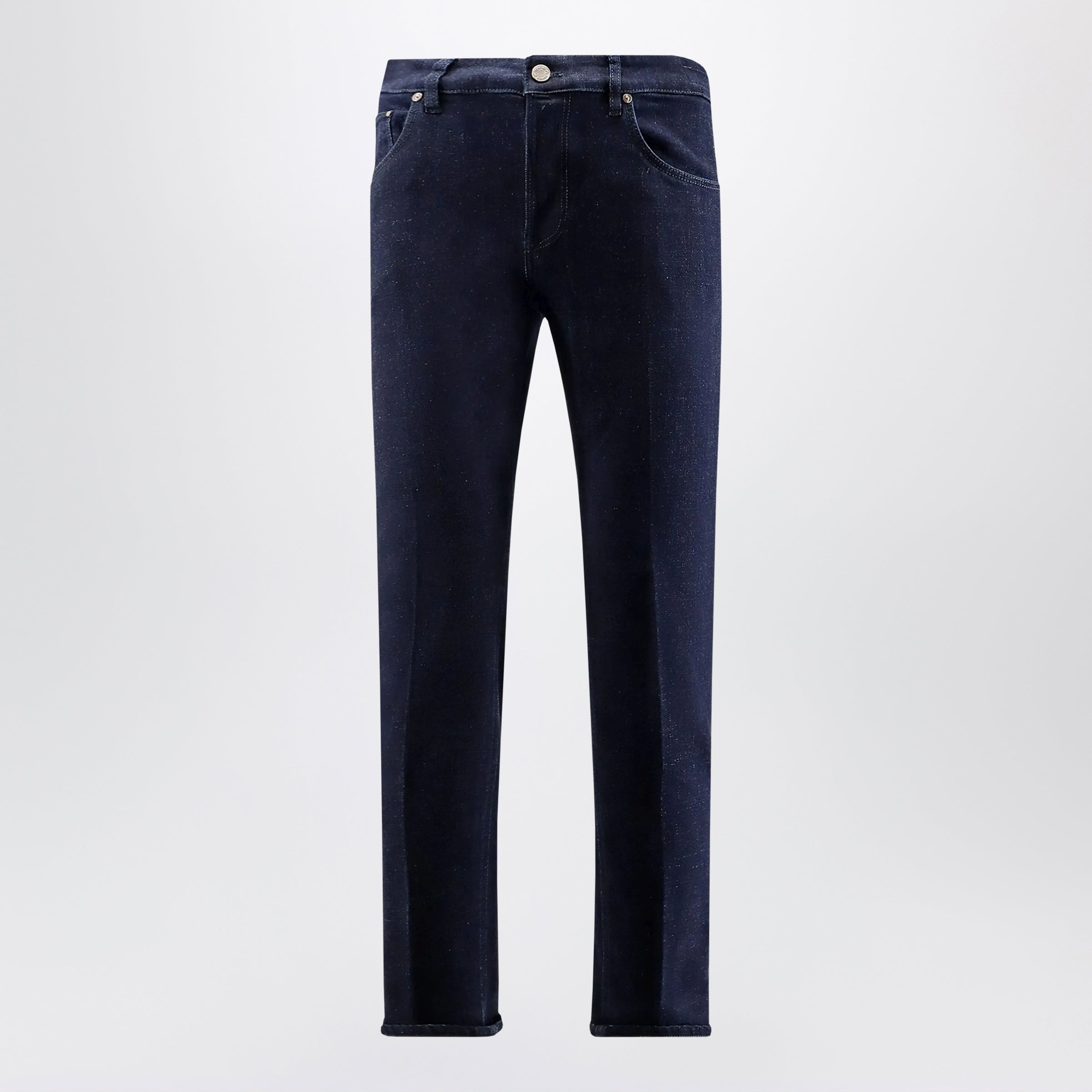 Slim-fit blue jeans