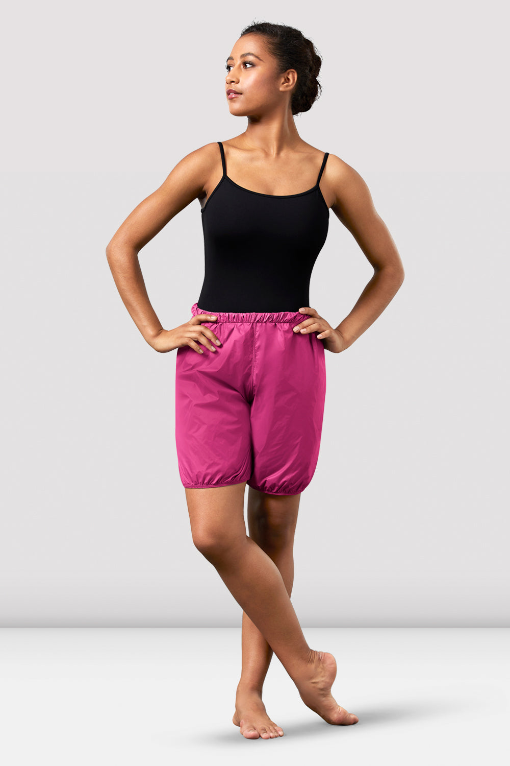 BLOCH Ladies Ripstop Shorts, Raspberry