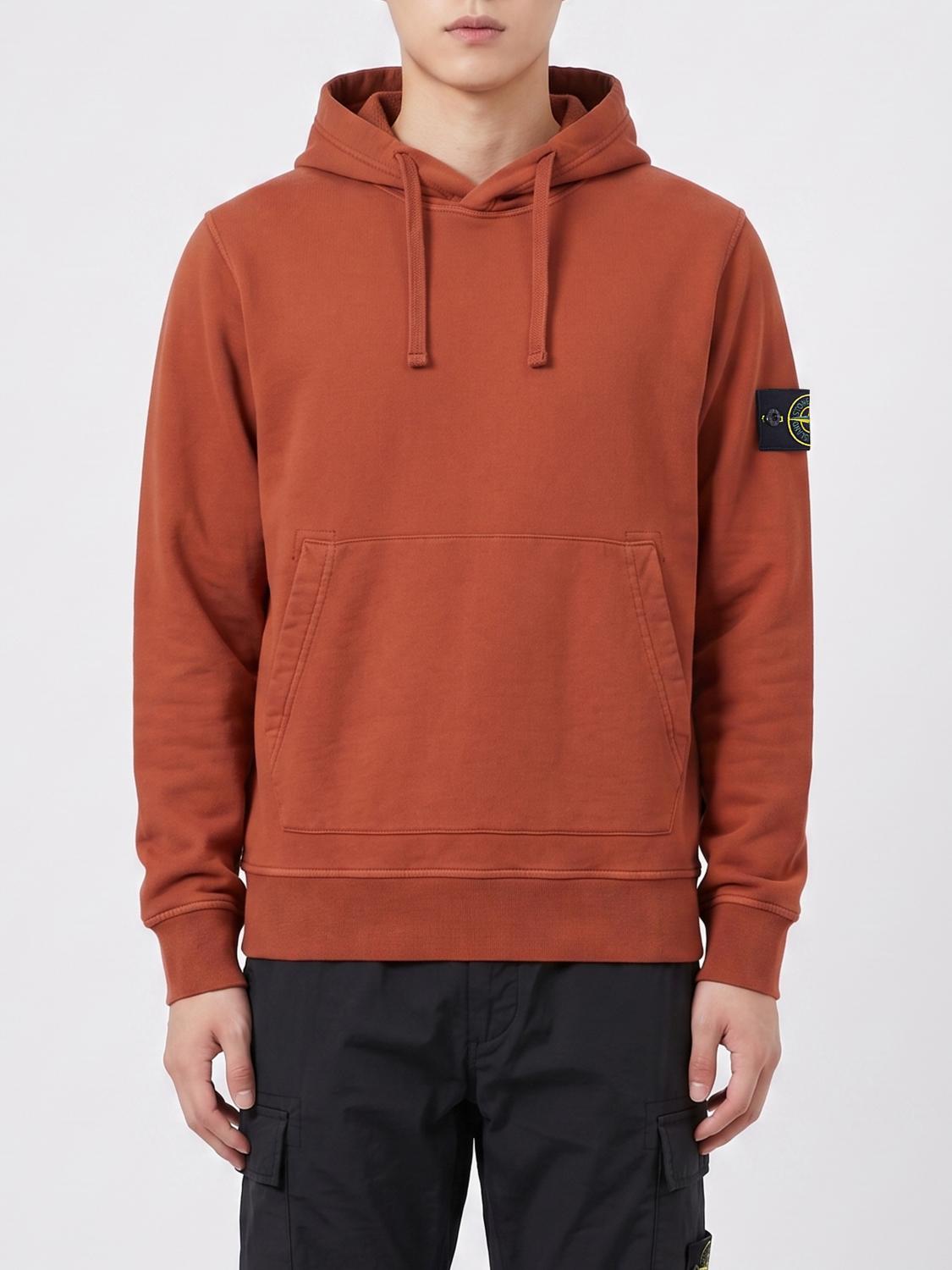 STONE ISLAND Sweatshirt Men color Red