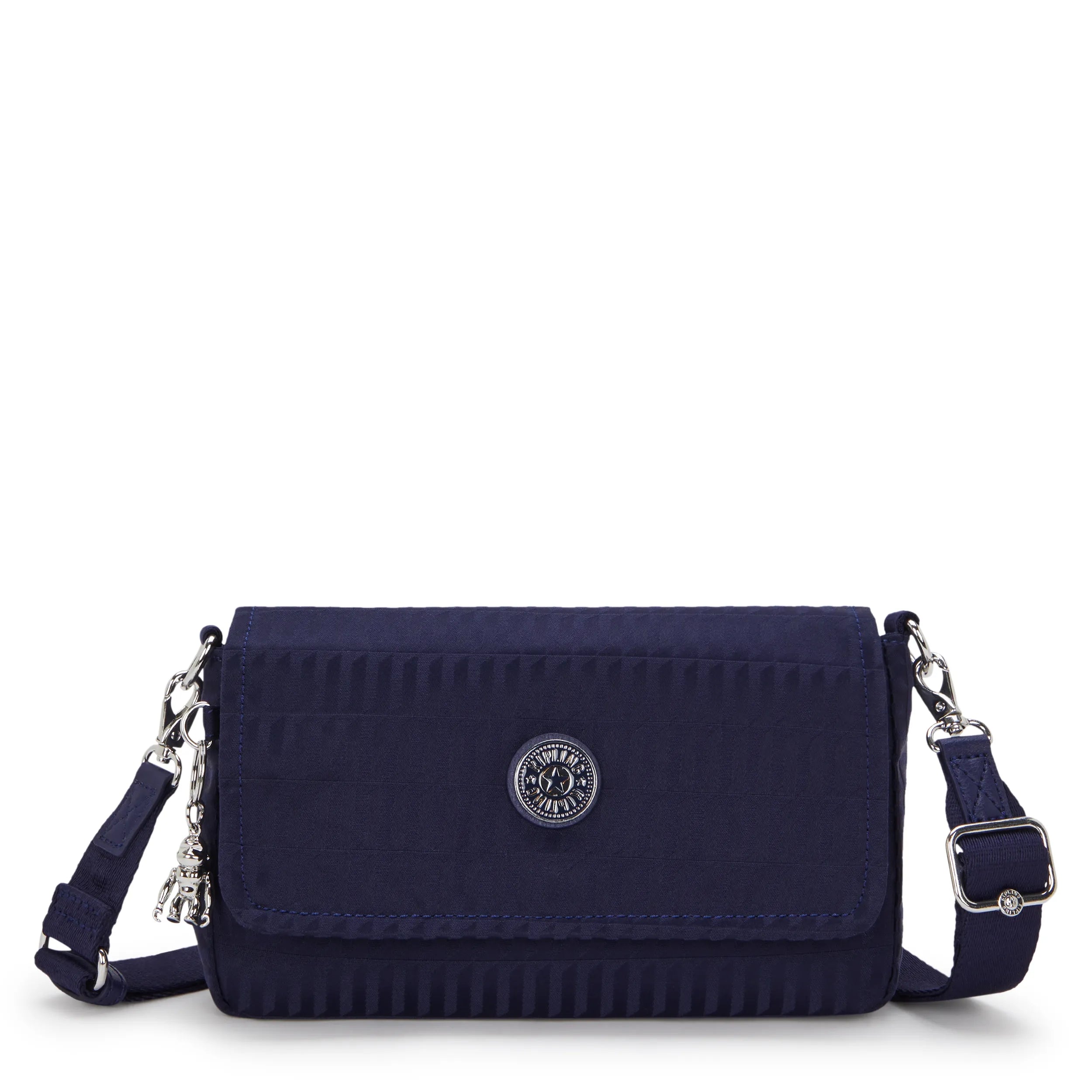 Kipling Small Shoulder Bag With Removable Strap Night Tile Jacquard % Polyester