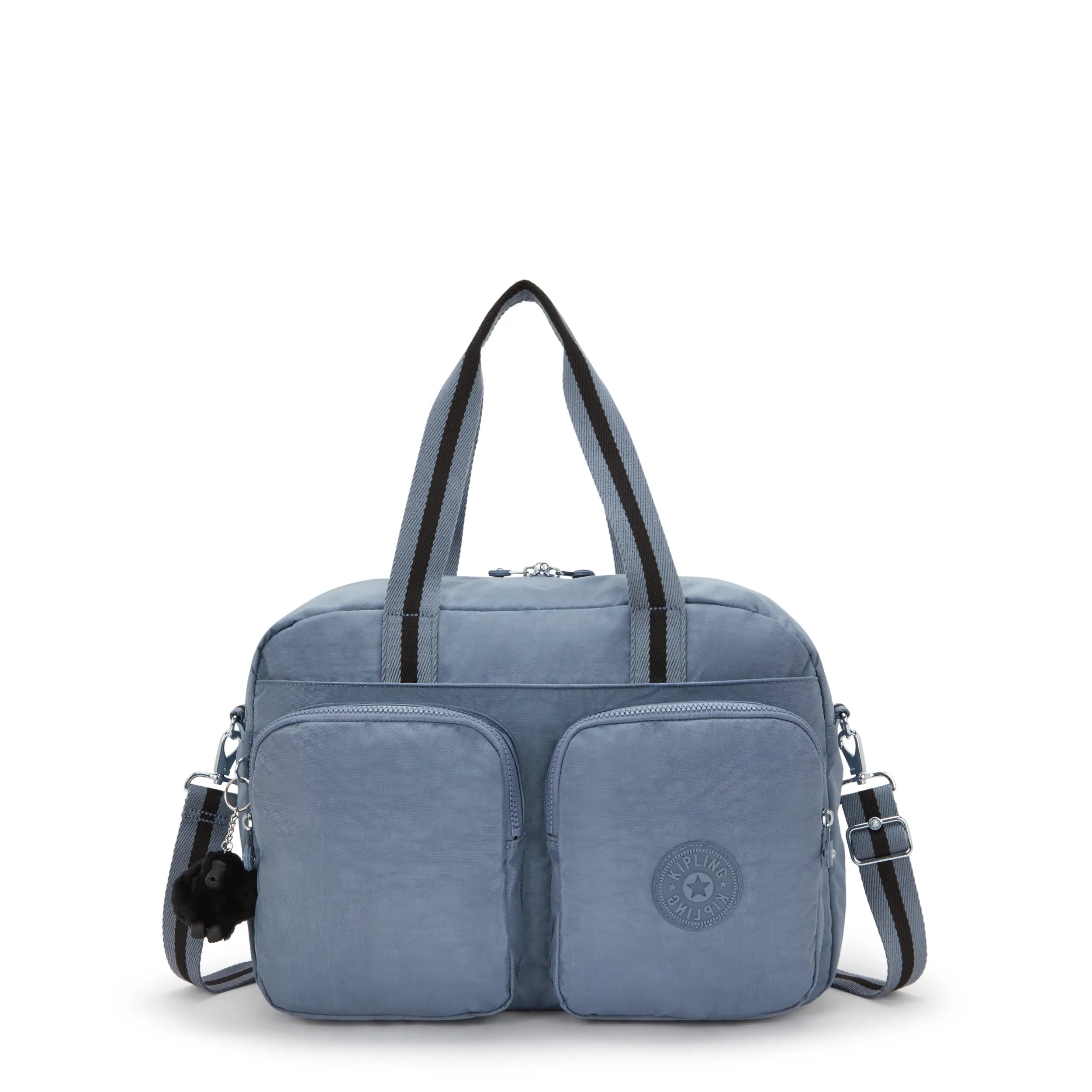 Kipling Medium Weekender Bag With Laptop Compartment Blue % Recycled Polyamide, % Polyamide
