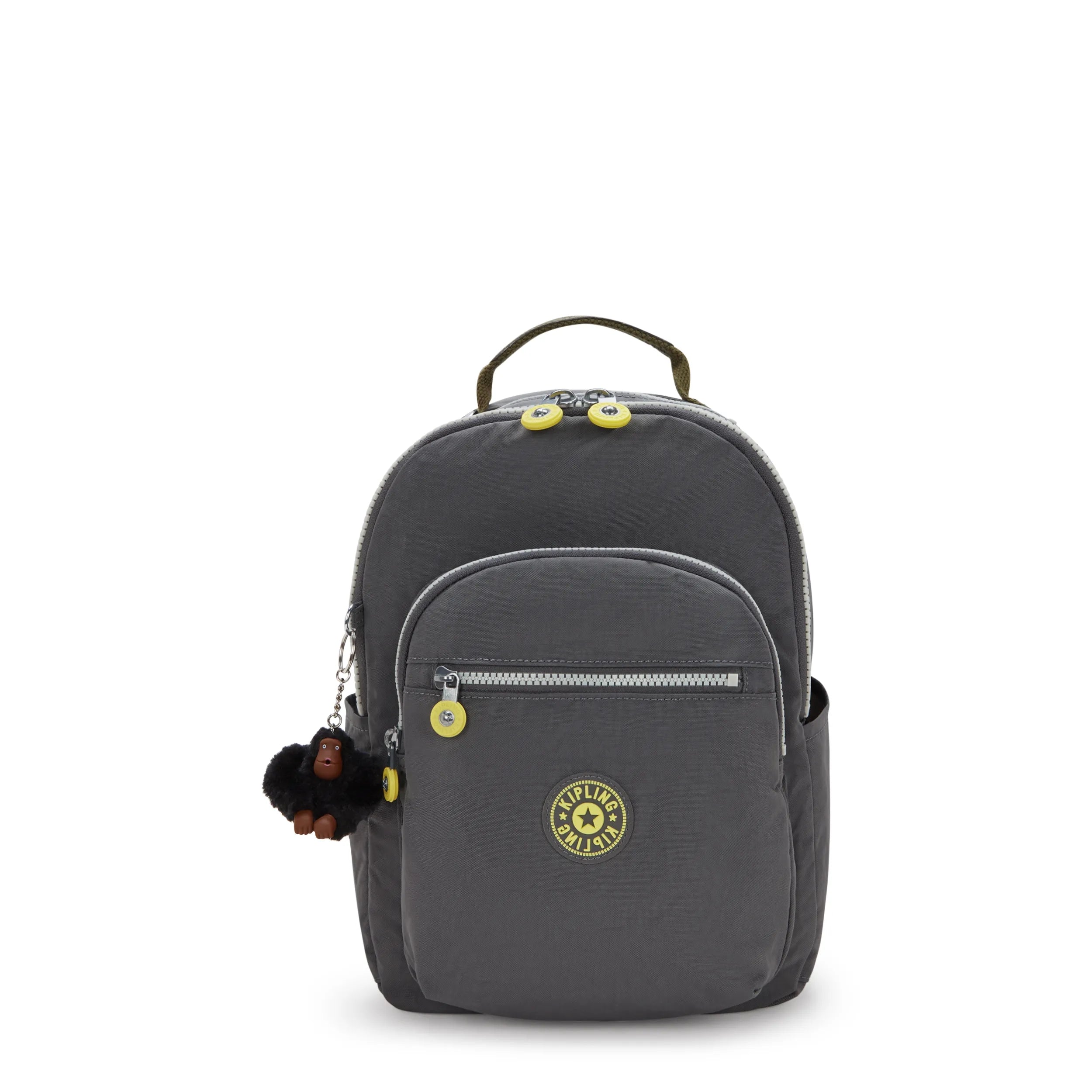 Kipling Small Backpack With Tablet Protection Grey % Recycled Polyamide, % Polyamide