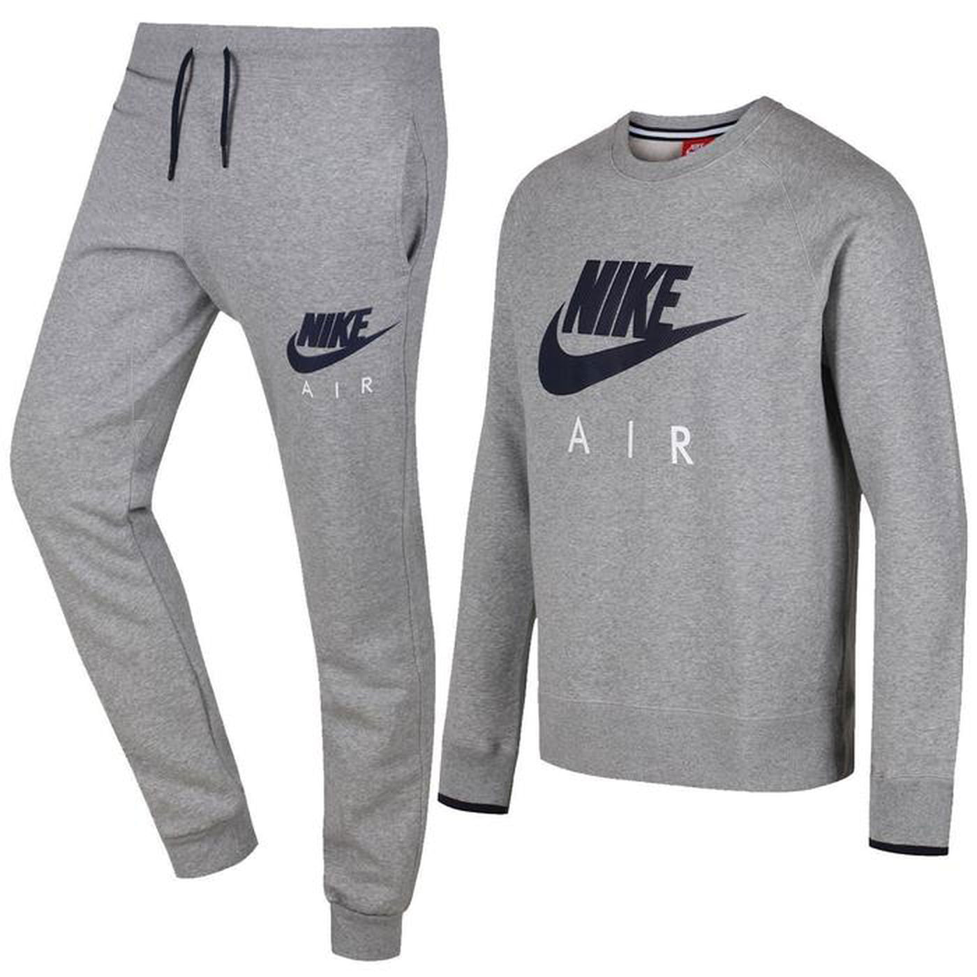 Nike Air AW Heritage Fleece Tracksuit – GreyNavy