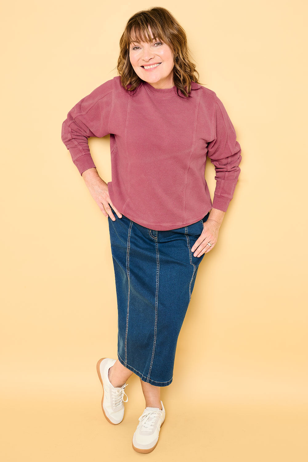 Bonmarche Plain Acid Wash Sweatshirt