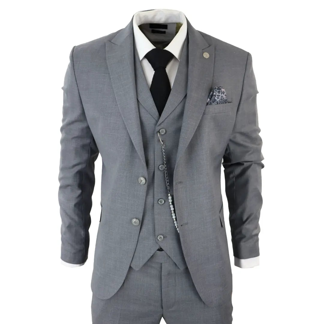 James – Men’s Piece Grey Classic Suit – ” Jacket ” Trousers