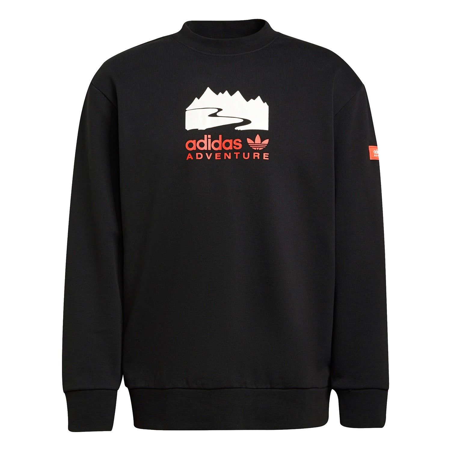 adidas Originals ADV Adventure Logo Crew Sweatshirt – Black – M Black