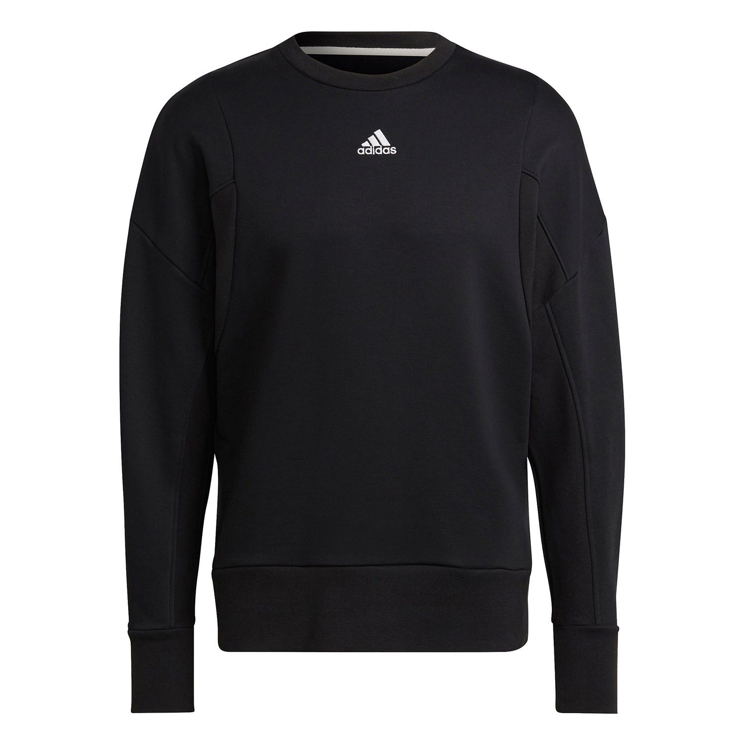 adidas Studio Lounge Fleece Sweater – Black – M Black