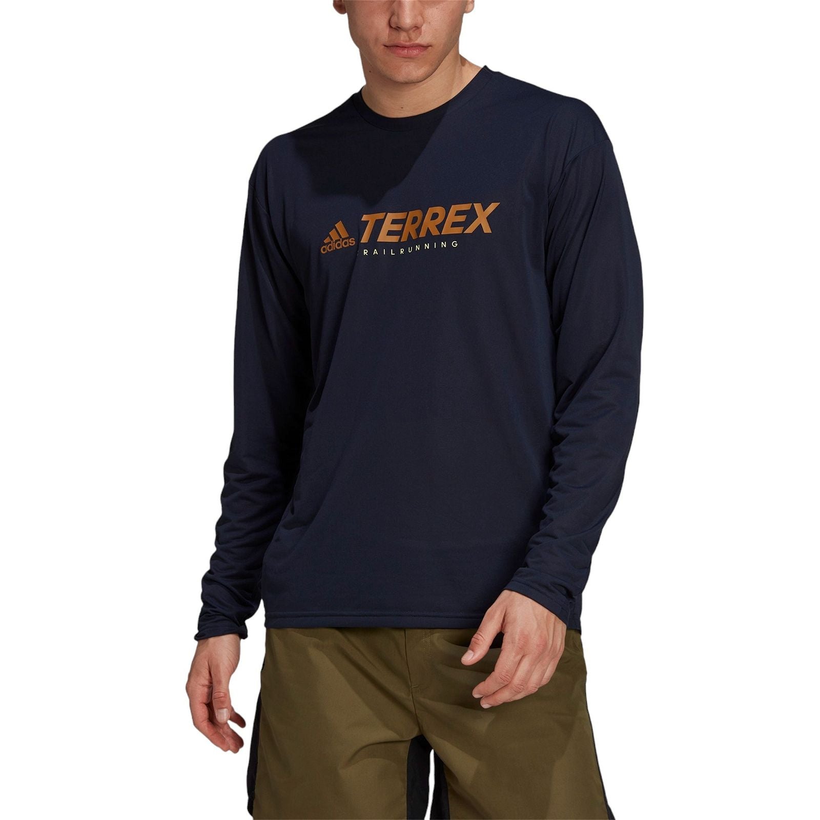 adidas Terrex Primeblue TX Trail Long Sleeve T Shirt – Navy – Navy
