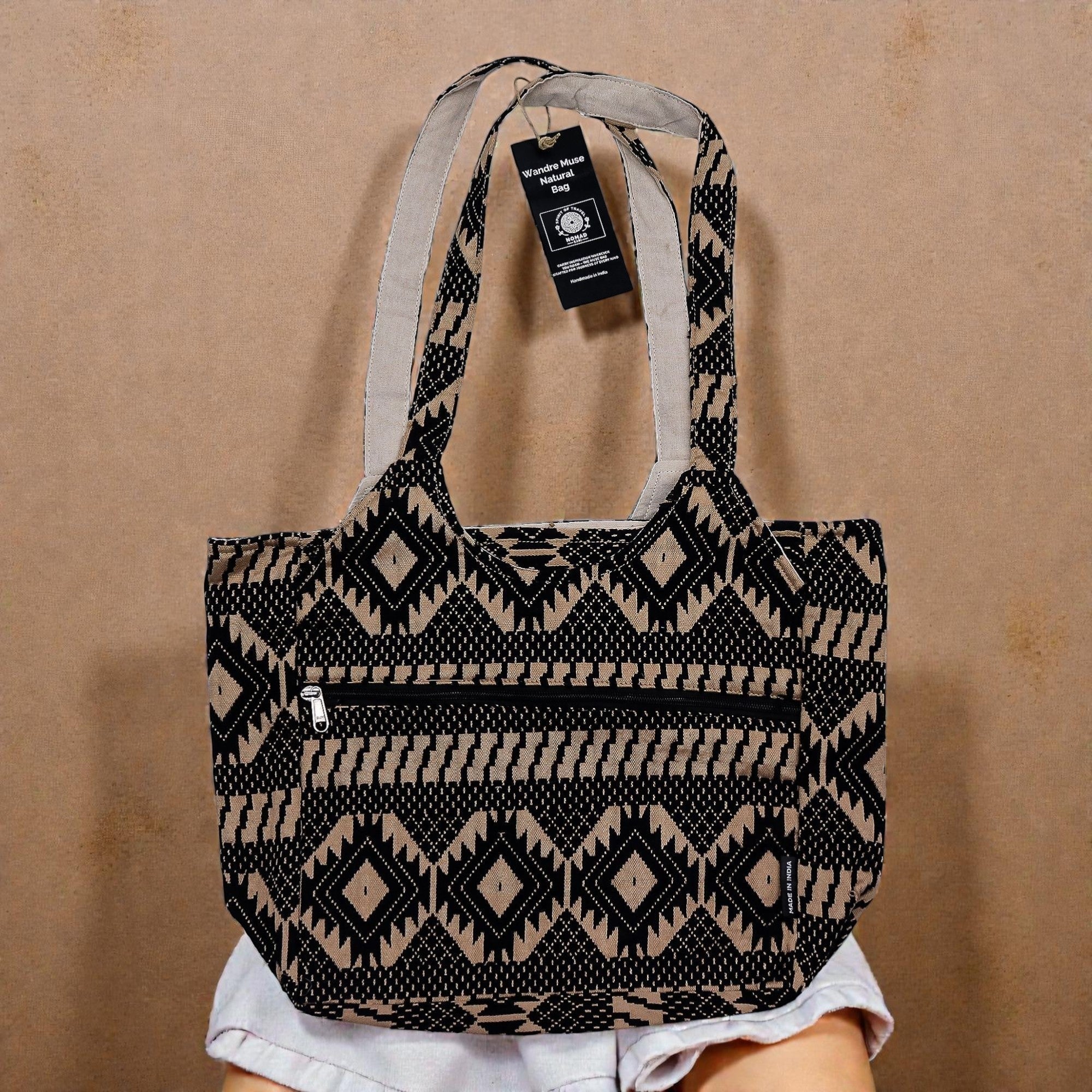 Jacquard Natural Bags Desert Loom Wander Muse Bag