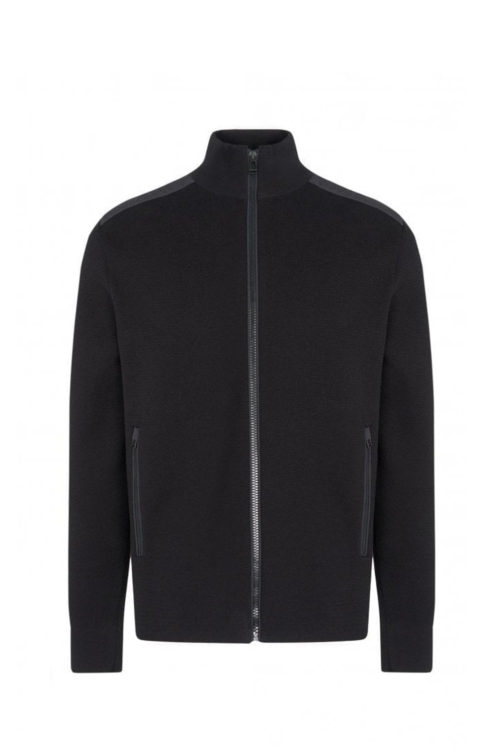 BELSTAFF VERGE ZIP CARDIGAN Size: X, colour: BLACK
