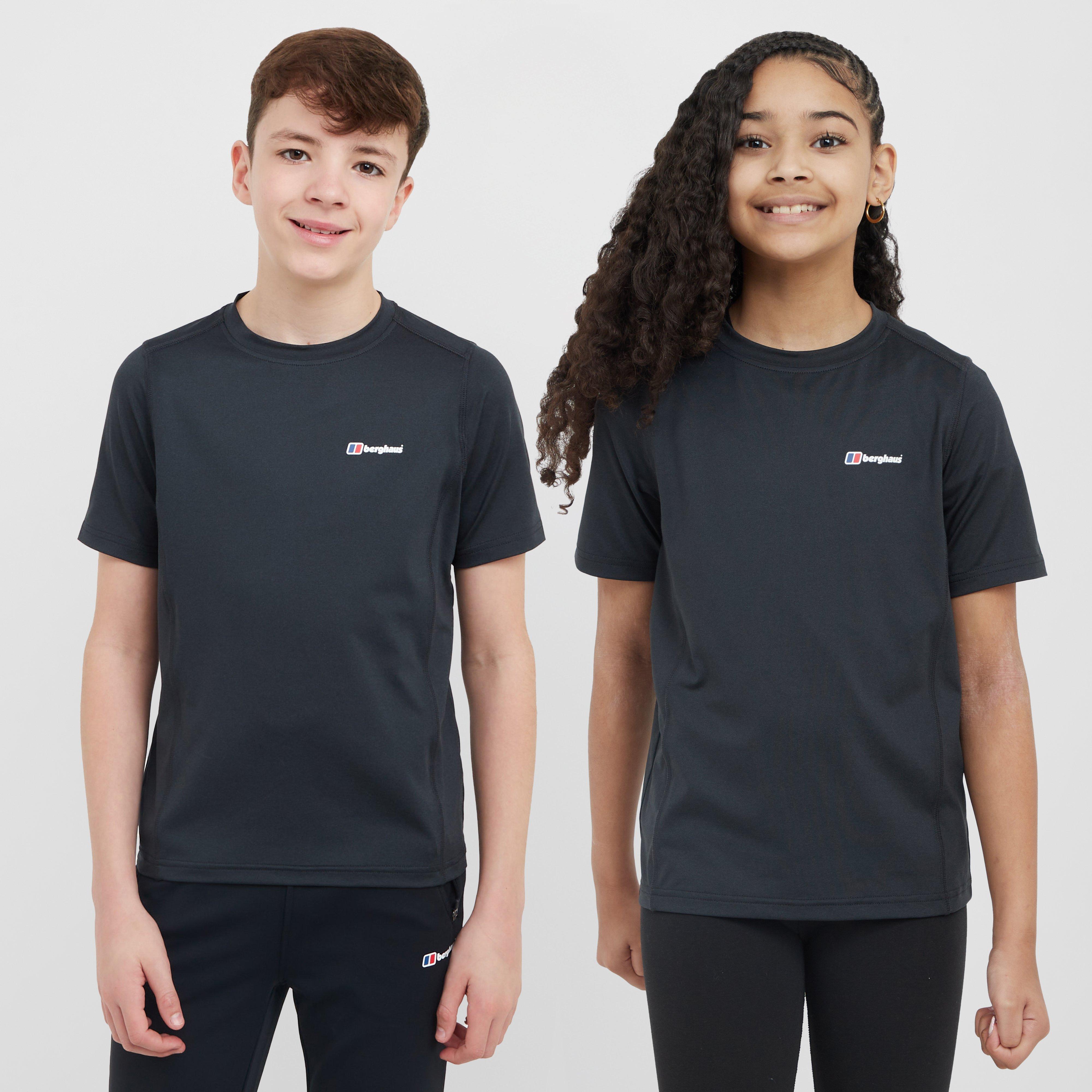 Kids’ Logo Tech Shirt – Black -Y