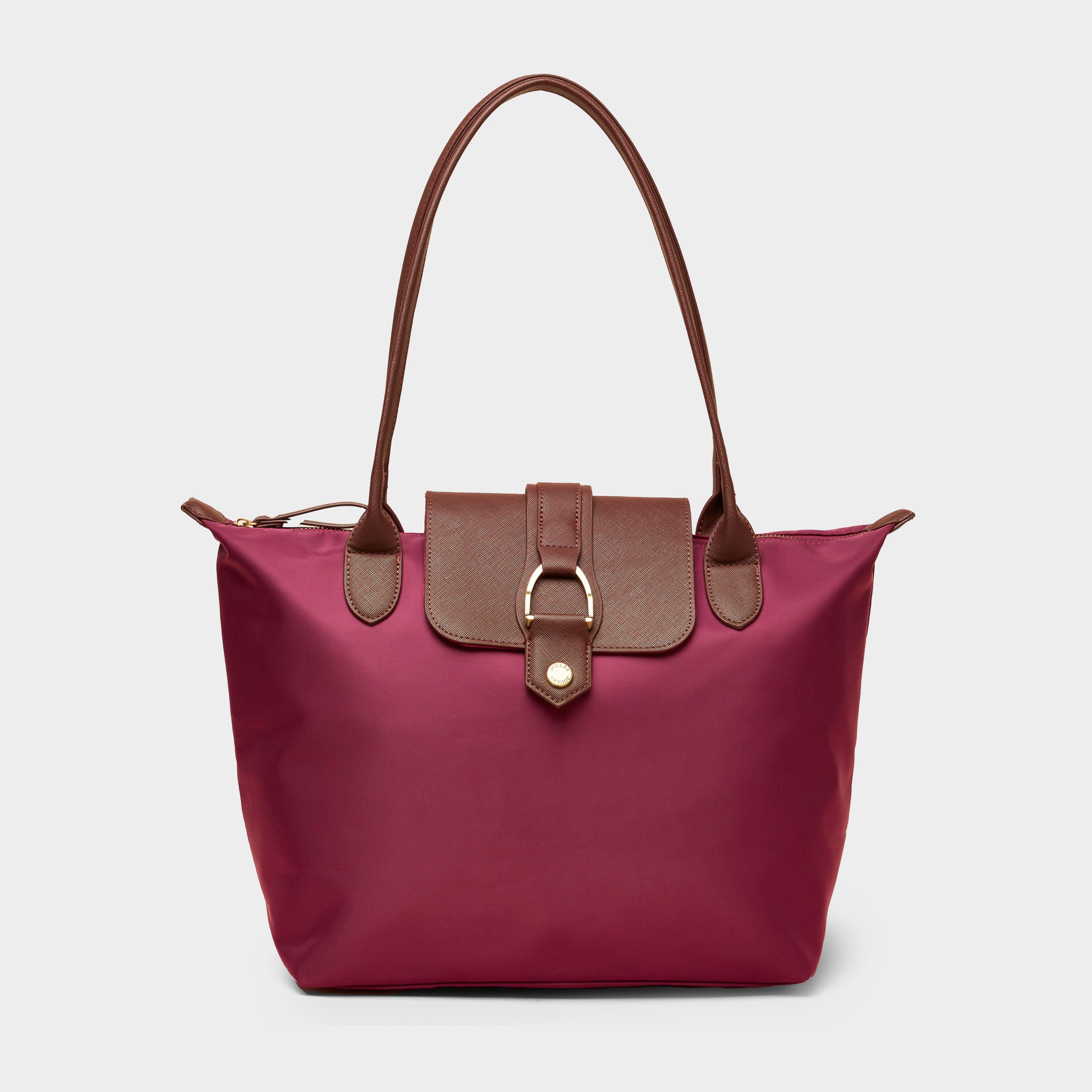 Edie Nylon Tote Bag – Red One Size