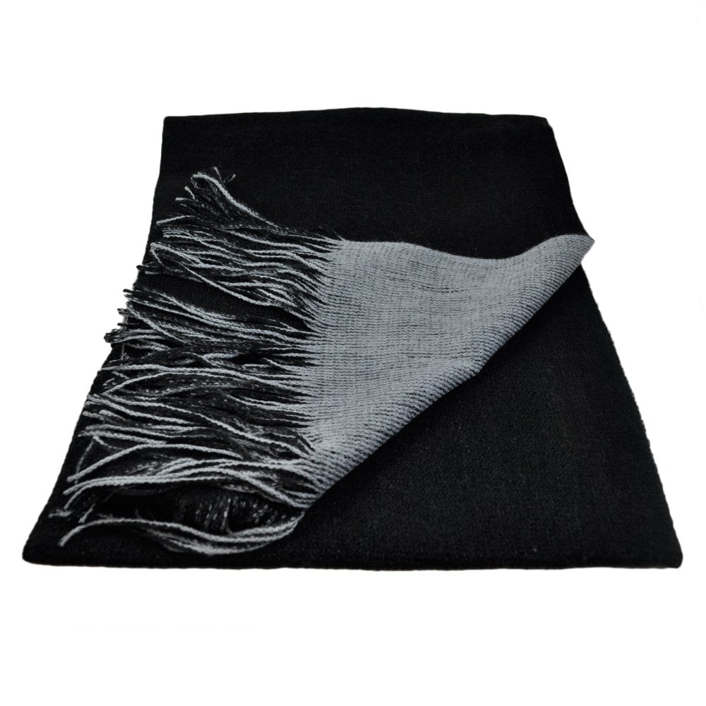 Black & Grey Reversible Scarf
