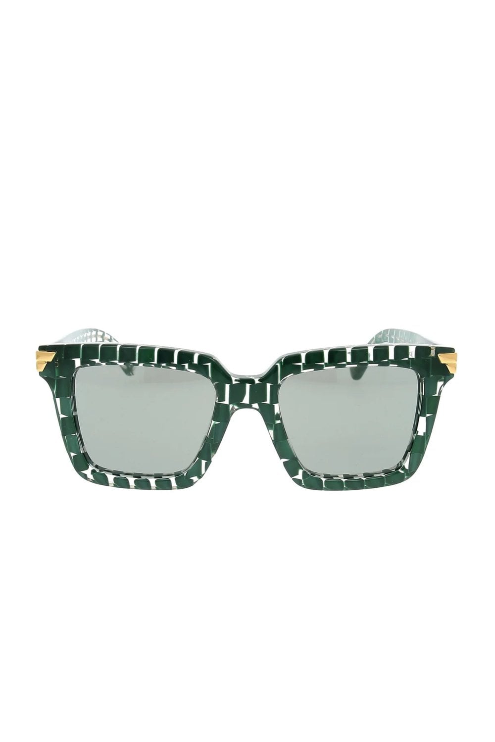 BOTTEGA VENETA BV ARM TRIM SUNGLASSES Size: OS, colour: GREEN