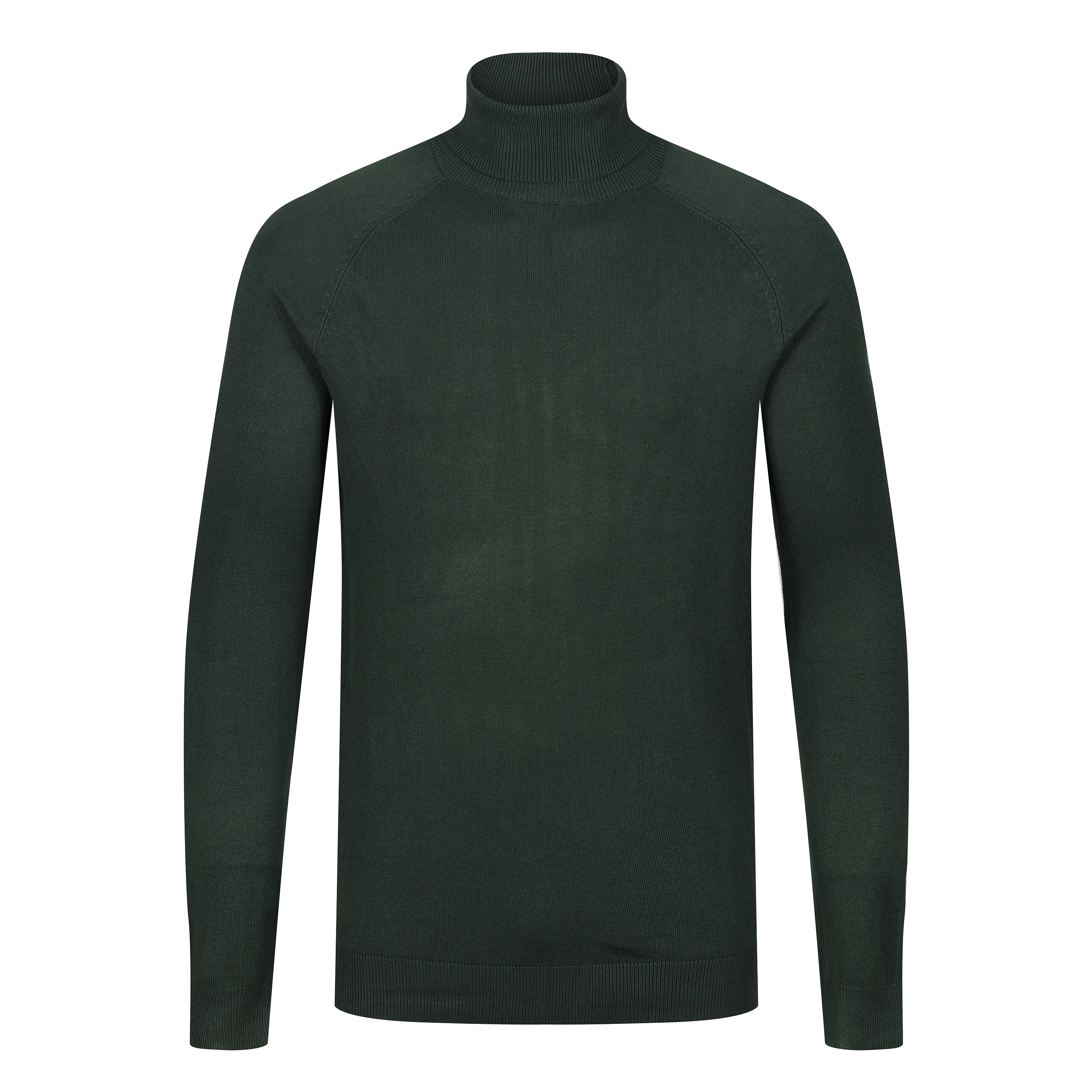 City Comfort Roll Neck Jumper – Forest Green