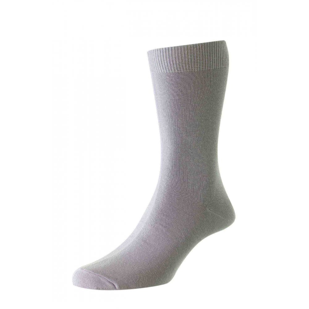 Plain Light Lilac Men's Socks by HJ Hall