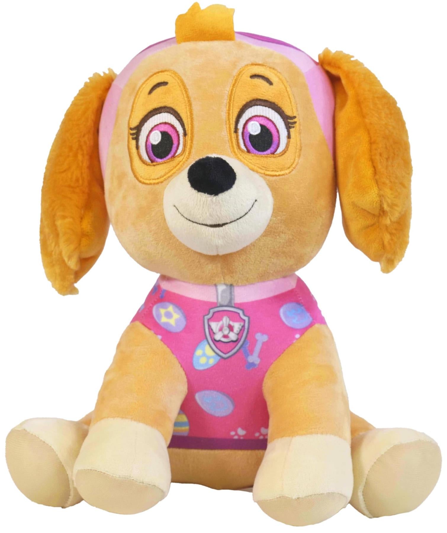 PAW Patrol Skye Sitting Plush with Printed Seasonal Jumper