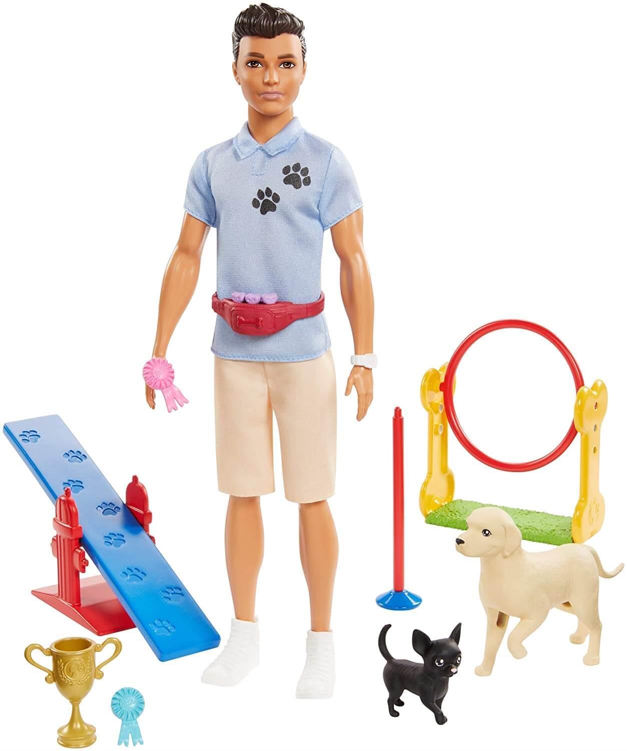 Barbie Ken Careers Dog Trainer Playset