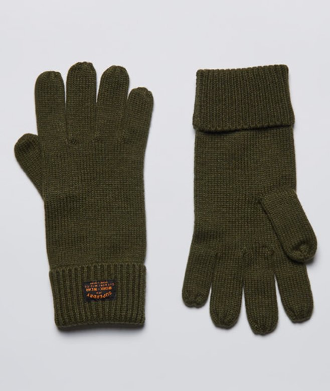 Superdry & Co Men’s Radar Gloves Green Surplus Goods Olive – Size: SIZE