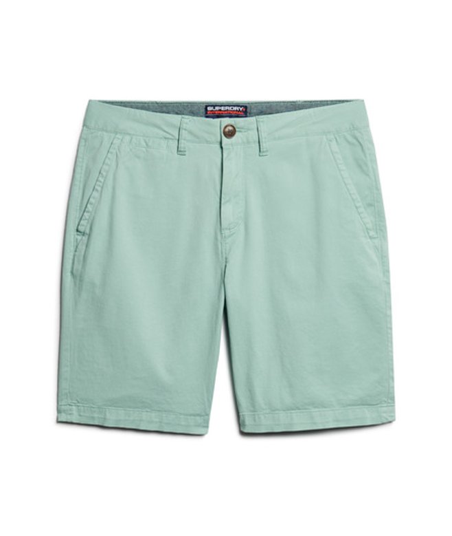 Superdry & Co Men’s Men’s Classic Vintage Chino Shorts, Green, Size: