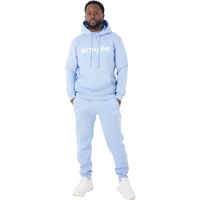 Fleece-lined jogging trousers with embroidered logo Sixth June