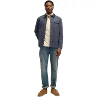 Long-sleeved polo neck shirt Superdry Merchant Grandad Lw