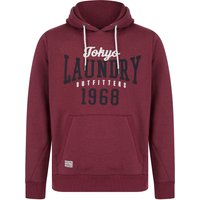Hoodies Sweatshirts Search Motif Brushback Fleece Pullover Hoodie in Red Grindle