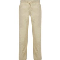 Trousers Renn Cotton Linen Comfort Fit Elasticated Waist Trousers in Natural Trousers Renn Cotton Linen Comfort Fit Elasticated Waist Trousers in Natural