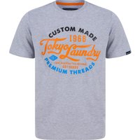 Shirts Bluesy Tee Motif Cotton Jersey Shirt in Light Grey Marl
