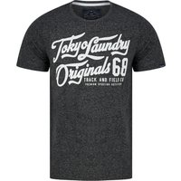 Shirts Zinger Motif Cotton Jersey Grindle Shirt in Dark Grey