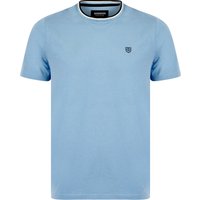 Shirts Westport Cotton Jersey Crew Neck Ringer Shirt in Blue Bell – Kensington Eastside Shirts Westport Cotton Jersey Crew Neck Ringer Shirt in Blue Bell – Kensington Eastside