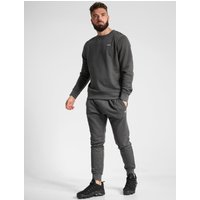 Hoody Jogger Set Grate Matching pc Sweatshirt & Jogger Brushback Fleece Co-rd Set in Charcoal Marl