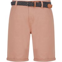 Shorts Dexter Cotton Twill Chino Shorts With Woven Belt in Pink Shorts Dexter Cotton Twill Chino Shorts With Woven Belt in Pink