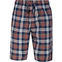 Loungewear Makin Checked Cotton Woven Lounge Pyjama Shorts in Rosewood