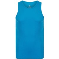 Vests Calvin Cotton Ribbed Plain Vest Top in Blithe Blue – South Shore Vests Calvin Cotton Ribbed Plain Vest Top in Blithe Blue – South Shore