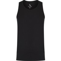 Vests Calvin Cotton Ribbed Plain Vest Top in Jet Black – South Shore Vests Calvin Cotton Ribbed Plain Vest Top in Jet Black – South Shore